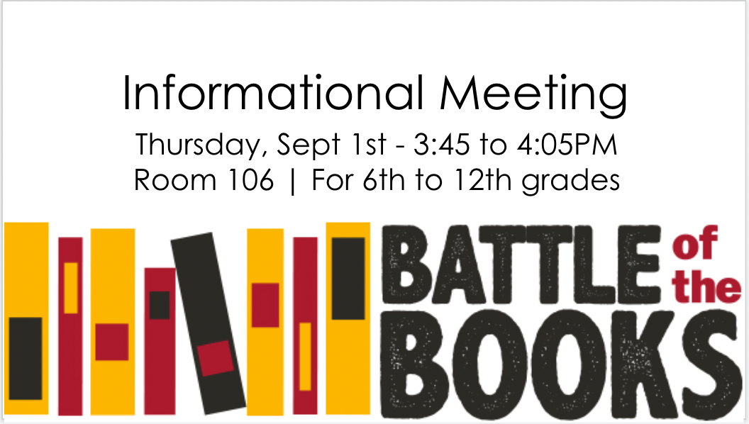 BoB Informational Meetings