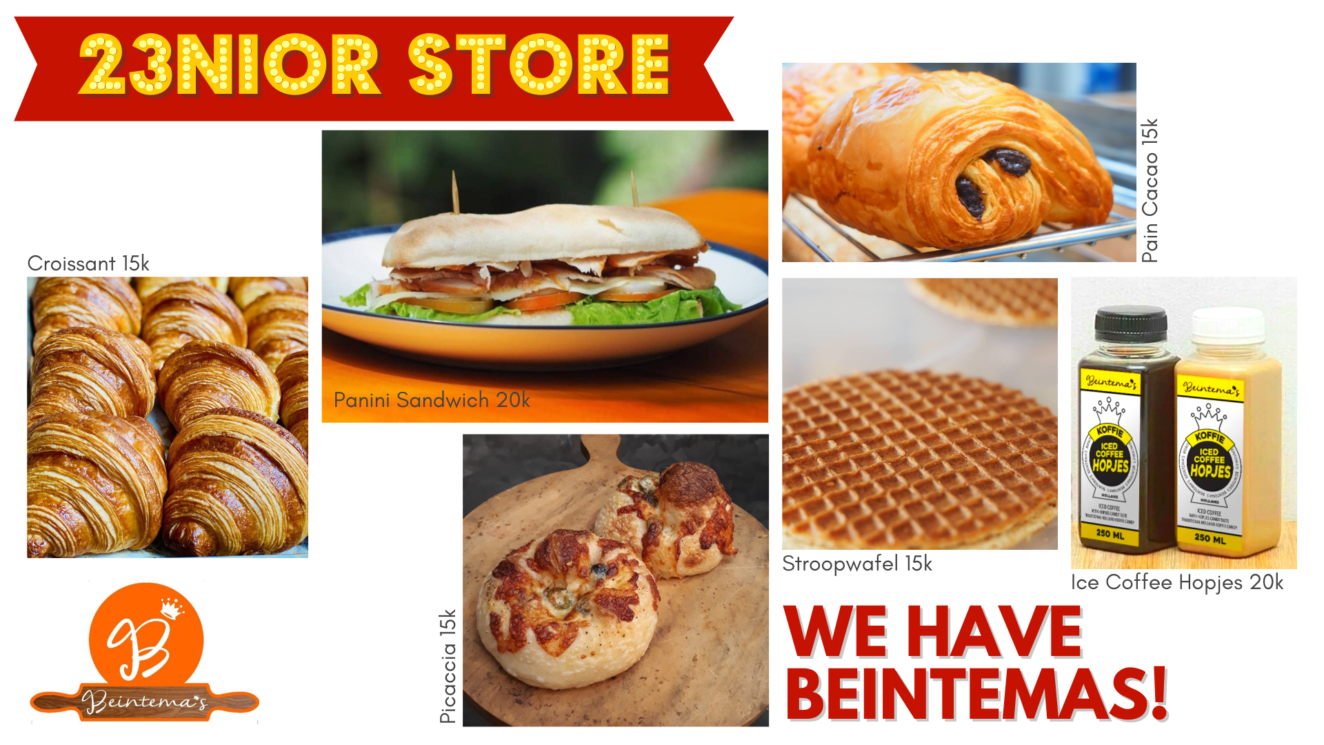 New Menus for Advertisement